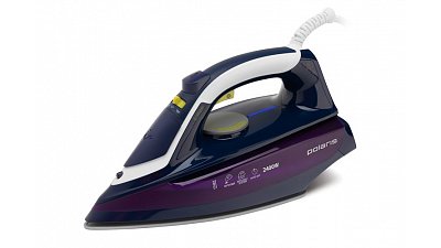 Утюг Polaris PIR 2480AK с ультрастойкой керамической подошвой Crystal Ceramic