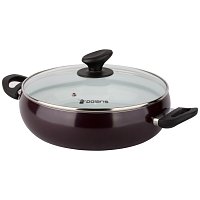Низкая кастрюля Polaris Happy Family HF-3439 с крышкой Ø28х8 см (4,9 л)