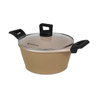 Кастрюля Polaris Stone-20C с крышкой Ø20 см