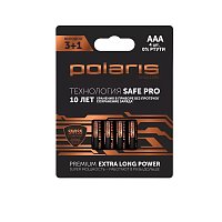 Батарейки щелочные Polaris PB AAA (4шт) Premium