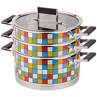 Пароварка Polaris Mosaic-24ST с крышкой Ø24 см (2,5 л)