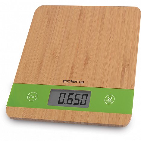 Кухонные весы Polaris PKS 0545D Bamboo