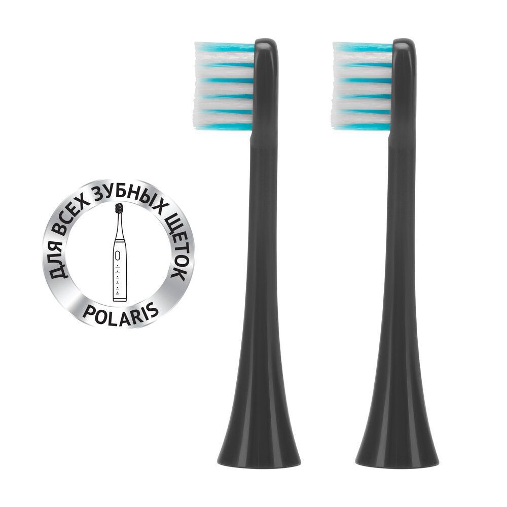 Комплект насадок для электрической зубной щетки Polaris TBH 0105 S (2) комплект насадок для электрической зубной щетки polaris tbh 0105 mp 2