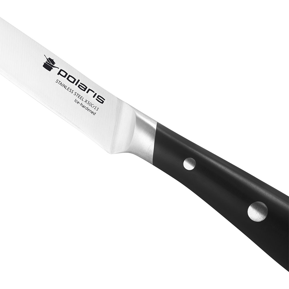 Ножи поларис купить. Набор ножей Solid-3ss нерж. Сталь, 3 пред. (Polaris) , черный. Ножи Поларис 3ss. Ножи Polaris Solid. Ножи Паларис Solid-3pss.