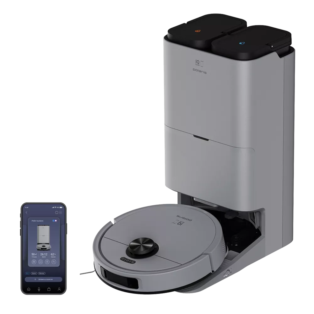 Робот-пылесос со станцией самоочистки PVCRAC 7790 Pro Wi-Fi IQ Home 85990₽