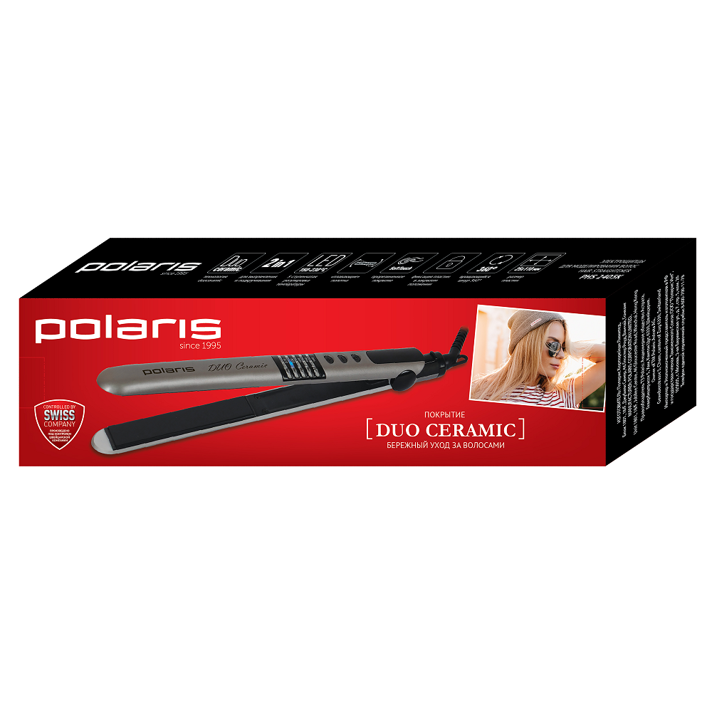 Стайлер Polaris PHS 2405K grey 5055539113825 - фото 8