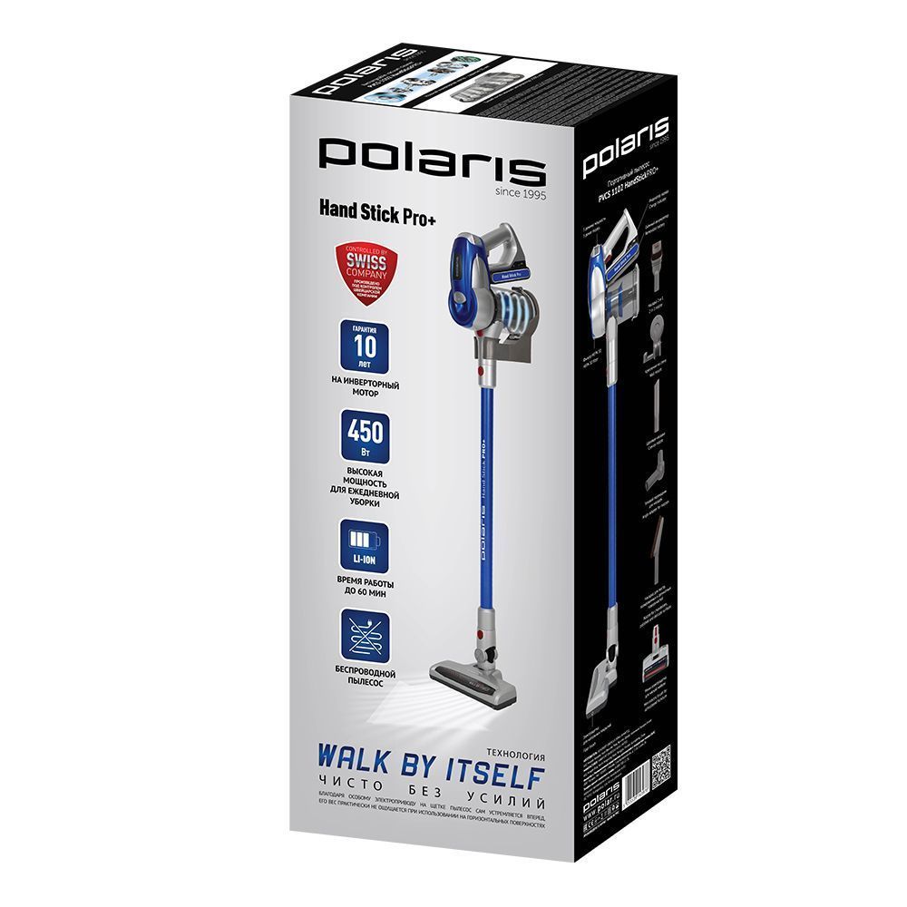 Портативный пылесос Polaris PVCS 1102 HandStickPRO+ 5055539143976 - фото 2