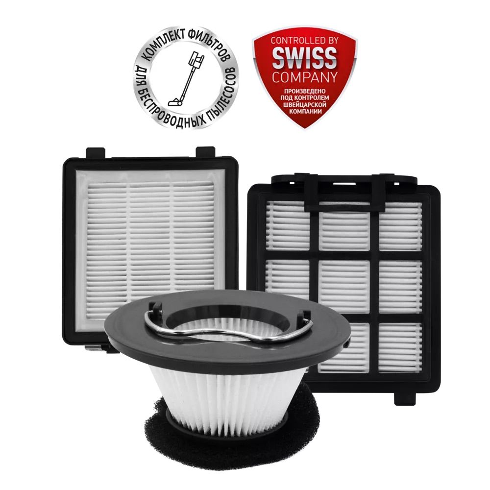 Набор фильтров PVCSF 3005 к пылесосу портативному с пыленакопителем Polaris PVCSDC 3005 Wi-Fi IQ Home 990₽
