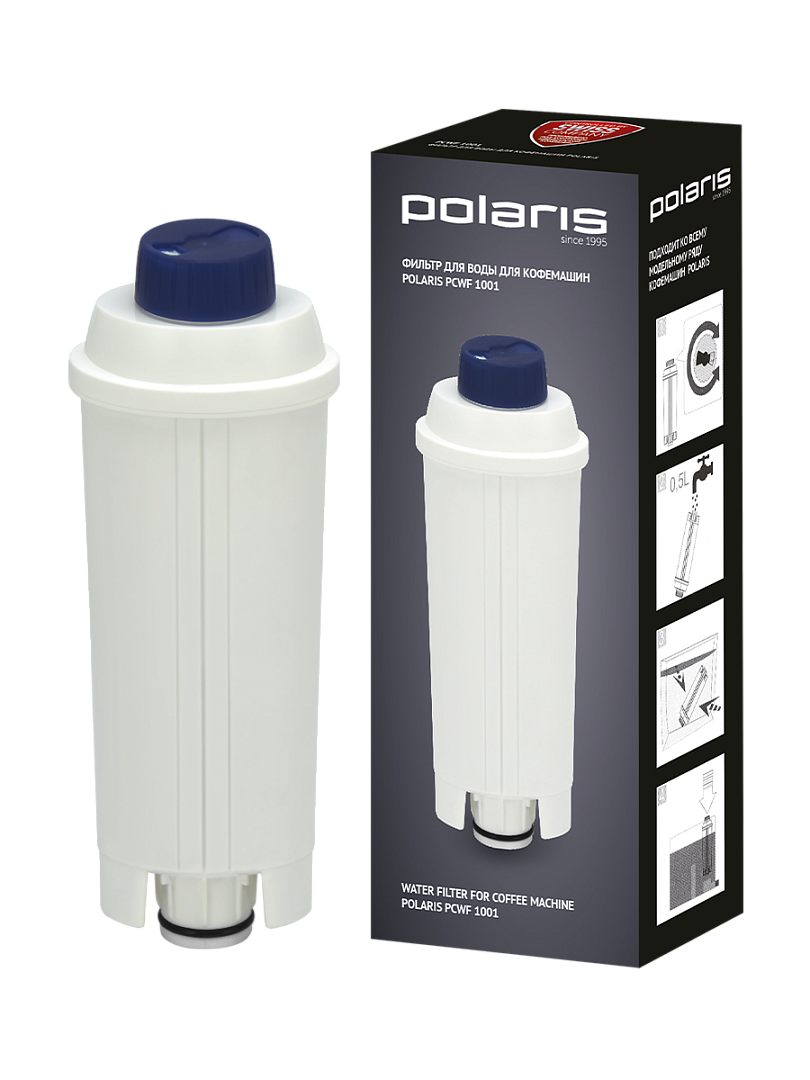 Фильтр для кофемашины Polaris PCWF 1001 ср во purepool от известковых отложений для бассейнов 1л
