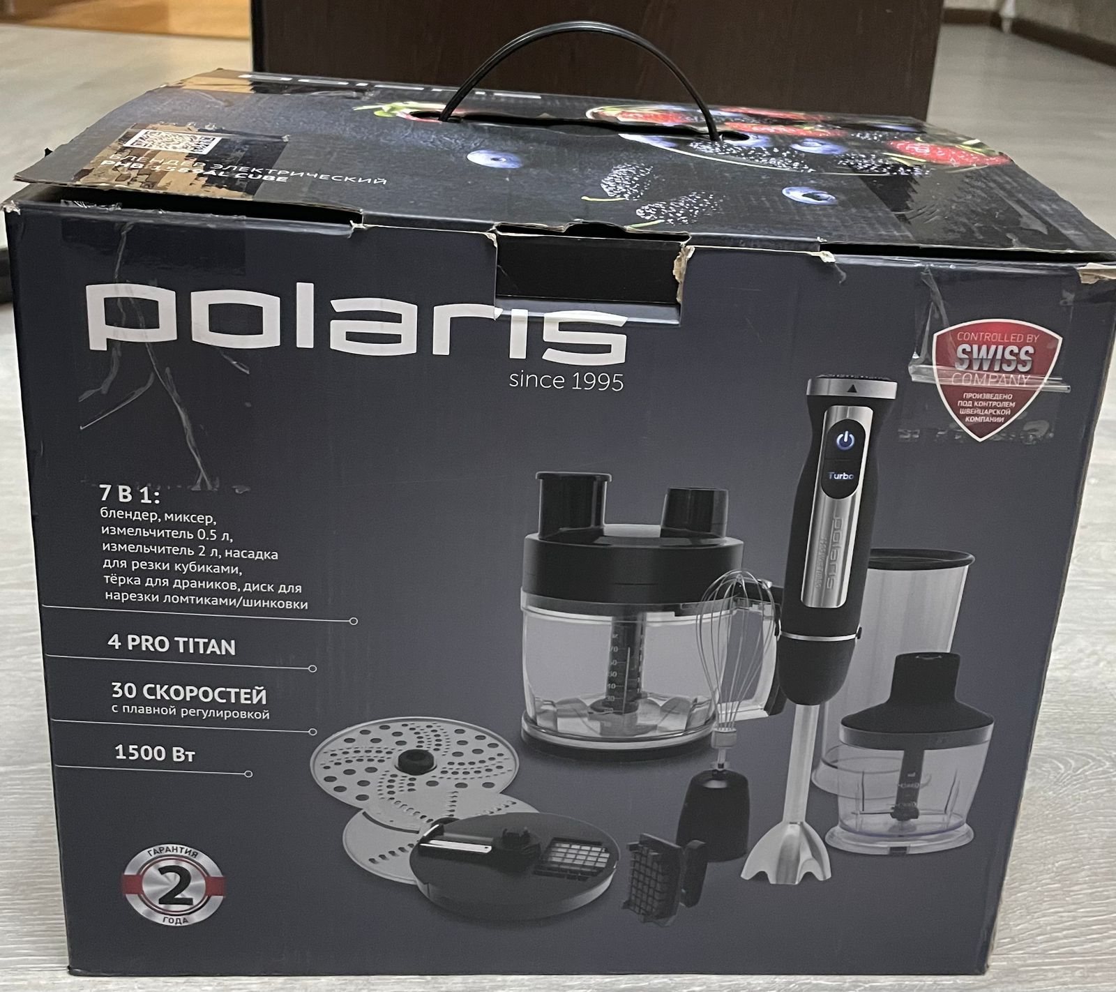 Блендер Polaris PHB 1589AL CUBE Черный / Бирюзовый – купить недорого с ...